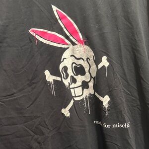 Psycho Bunny 4XLT Graphic Tee • Black • Made for Mischief Drip Logo • Rare Size